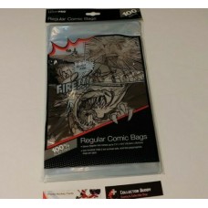 Ultra Pro - 1 Pack of 100 - Comic Book Bag  - Regular Size Comics Up To 7 1/8'' x 10 1/2'' (18.0cm x 26.6cm)